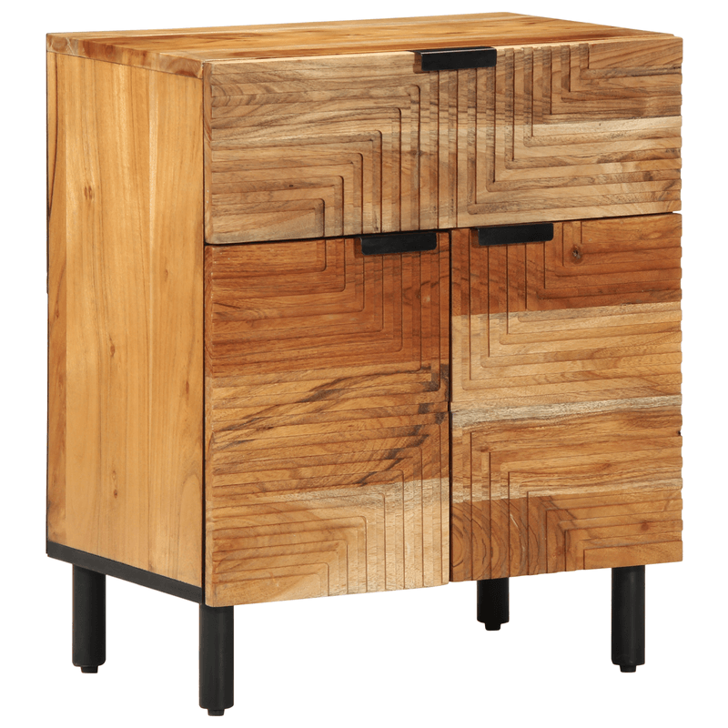 Casa si Gradina - Mobilier - Comode si corpuri - Noptiere - Noptiera, 50x33x60 cm, lemn masiv de acacia - Infinity.ro