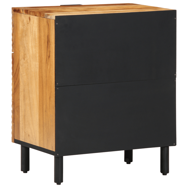 Casa si Gradina - Mobilier - Comode si corpuri - Noptiere - Noptiera, 50x33x60 cm, lemn masiv de acacia - Infinity.ro