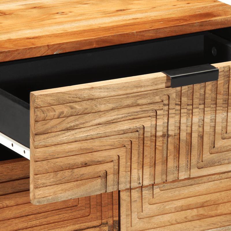 Casa si Gradina - Mobilier - Comode si corpuri - Noptiere - Noptiera, 50x33x60 cm, lemn masiv de acacia - Infinity.ro