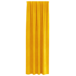Casa si Gradina - Textile si covoare - Perdele si draperii - Draperii - Draperii opace cu banda, 2 buc., galben mustar, catifea - Infinity.ro