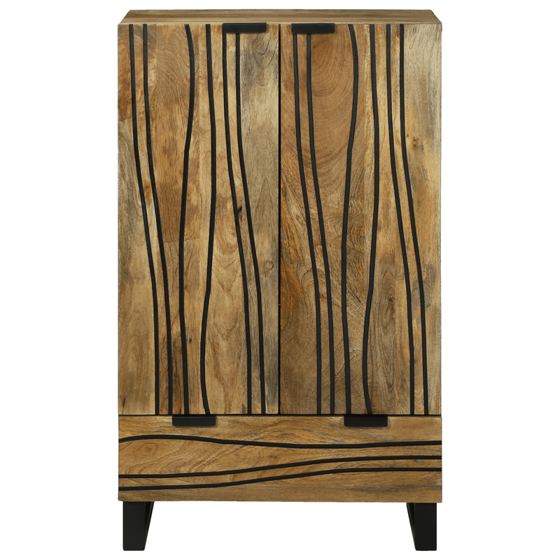 Casa si Gradina - Mobilier - Dulapuri si sifoniere - Sifoniere - Sifonier 60x33.5x100 cm din Lemn Masiv de Mango - Infinity.ro