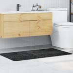 Casa si Gradina - Textile si covoare - Covoare - Covorase baie - Covoras de baie dreptunghi gri 70x120 cm poliester antiderapant - Infinity.ro