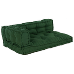 Casa si Gradina - Gradina si terasa - Mobilier exterior - Perne decorative exterior - Perna canapea paleti, cu suport brate si spate, verde, textil - Infinity.ro