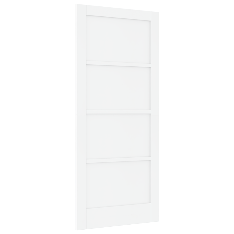 Casa si Gradina - Constructii - Usi interior, exterior si garaj - Usi garaj - Usa Interioara 'ORKDAL'Alba 86x198.5x4 cm Lemn Masiv de Pin - Infinity.ro