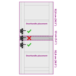 Casa si Gradina - Constructii - Usi interior, exterior si garaj - Usi garaj - Usa Interioara 'ORKDAL'Alba 86x198.5x4 cm Lemn Masiv de Pin - Infinity.ro