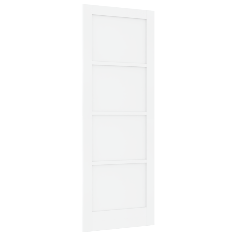 Casa si Gradina - Constructii - Usi interior, exterior si garaj - Usi garaj - Usa Interioara "ORKDAL" Alba 78x211x4 cm Usa din Lemn Masiv din Pin - Infinity.ro