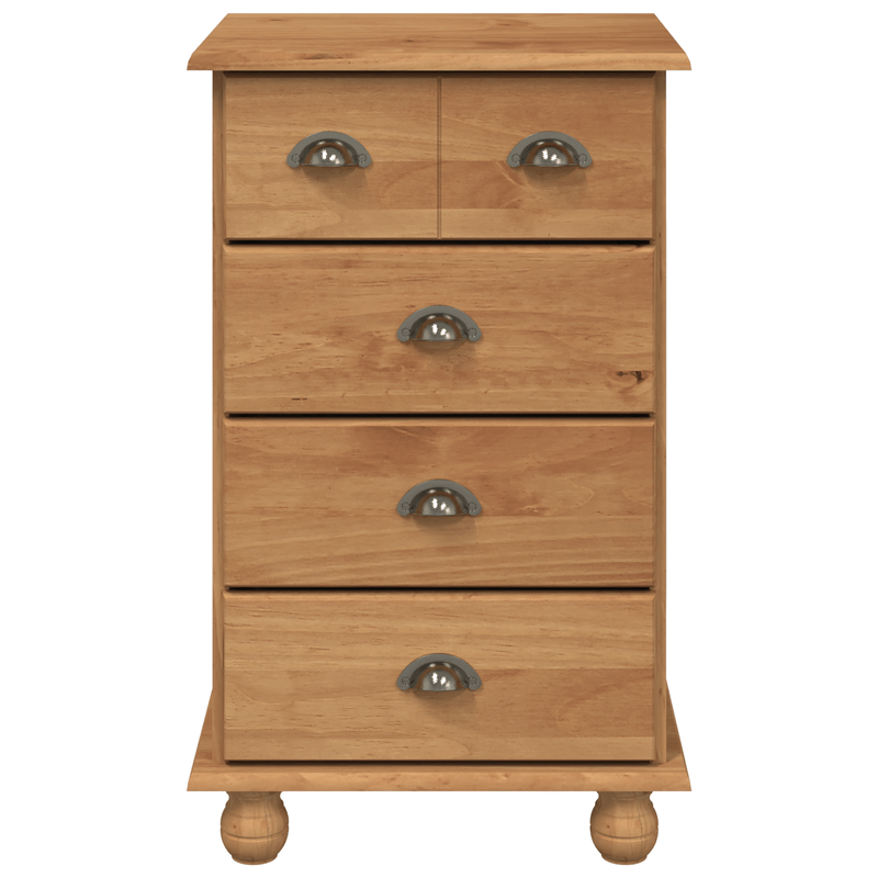 Casa si Gradina - Mobilier - Comode si corpuri - Comode - Comoda cu sertare 'ASKIM'Maro Honey 45.8x40x79 cm Lemn solid Pin - Infinity.ro