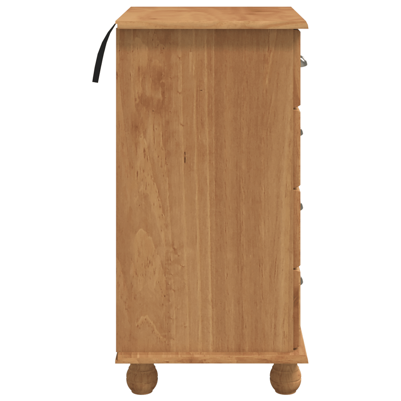 Casa si Gradina - Mobilier - Comode si corpuri - Comode - Comoda cu sertare 'ASKIM'Maro Honey 45.8x40x79 cm Lemn solid Pin - Infinity.ro