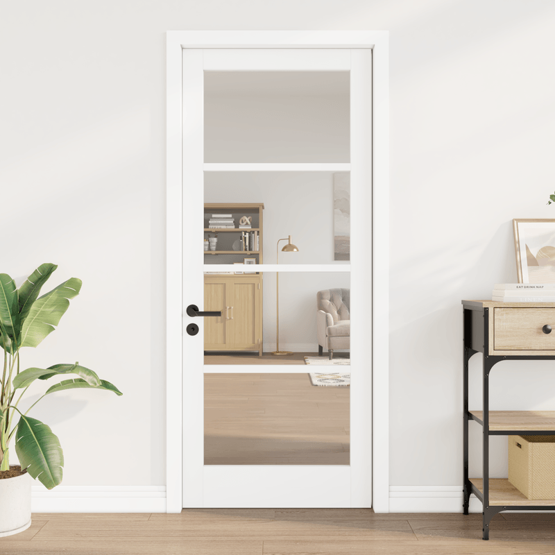 Casa si Gradina - Constructii - Usi interior, exterior si garaj - Usi interior - Usa de interior cu sticla "ORKDAL" Alb 83x202x4 cm - Infinity.ro