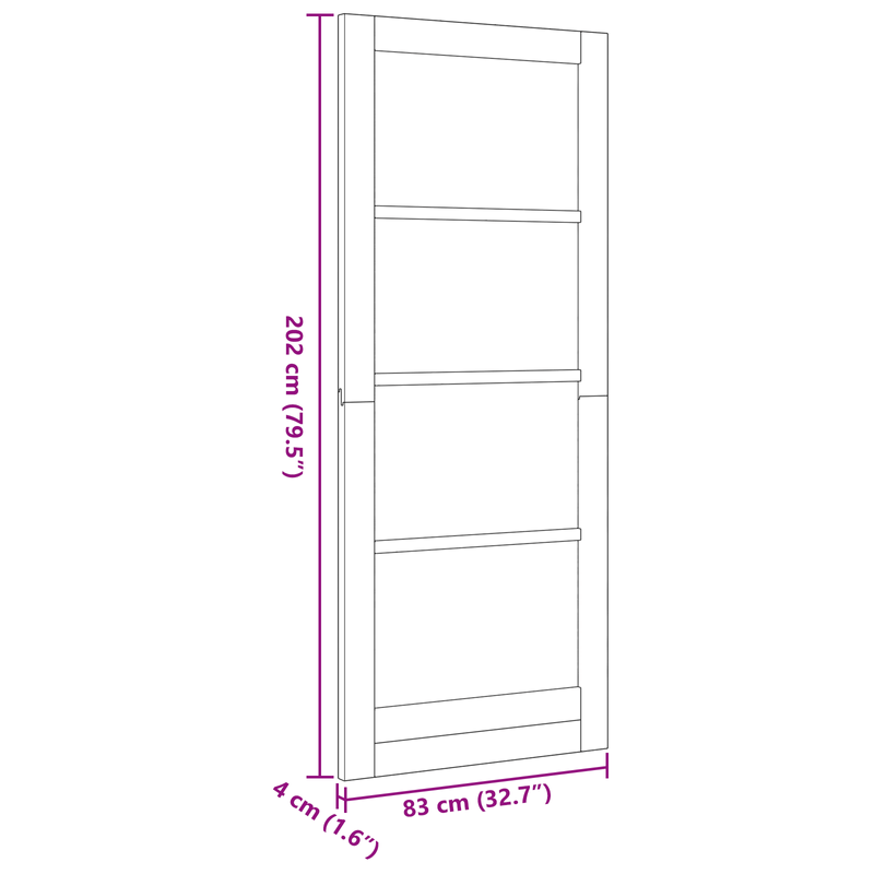 Casa si Gradina - Constructii - Usi interior, exterior si garaj - Usi interior - Usa de interior cu sticla "ORKDAL" Alb 83x202x4 cm - Infinity.ro