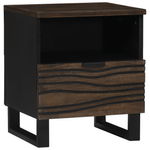 Casa si Gradina - Mobilier - Comode si corpuri - Noptiere - Noptiera 40x33x46 cm Lemn masiv de nuc - Infinity.ro