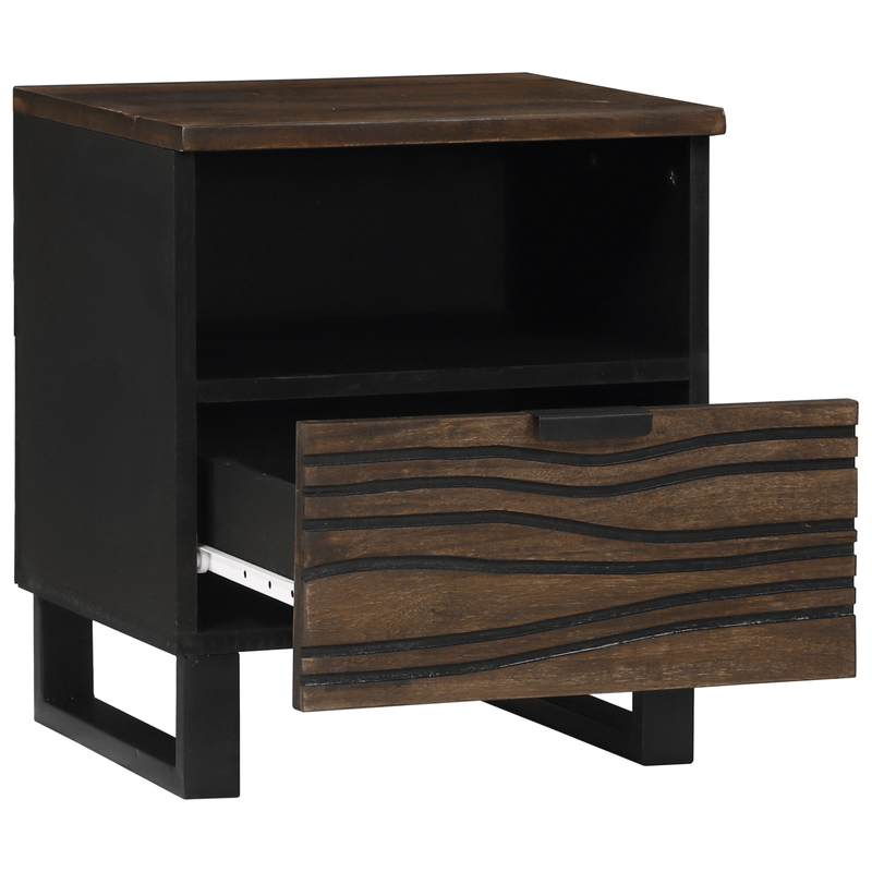 Casa si Gradina - Mobilier - Comode si corpuri - Noptiere - Noptiera 40x33x46 cm Lemn masiv de nuc - Infinity.ro