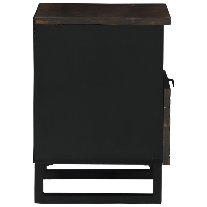 Casa si Gradina - Mobilier - Comode si corpuri - Noptiere - Noptiera 40x33x46 cm Lemn masiv de nuc - Infinity.ro
