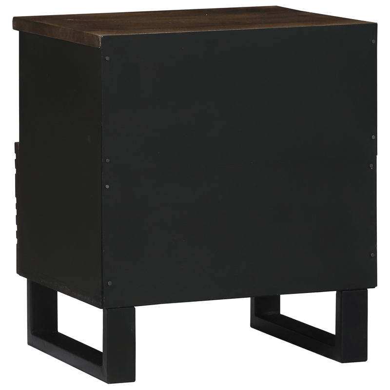 Casa si Gradina - Mobilier - Comode si corpuri - Noptiere - Noptiera 40x33x46 cm Lemn masiv de nuc - Infinity.ro