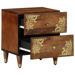 Casa si Gradina - Mobilier - Comode si corpuri - Noptiere - Noptiera 40x33x46 cm Lemn masiv de mango - Infinity.ro