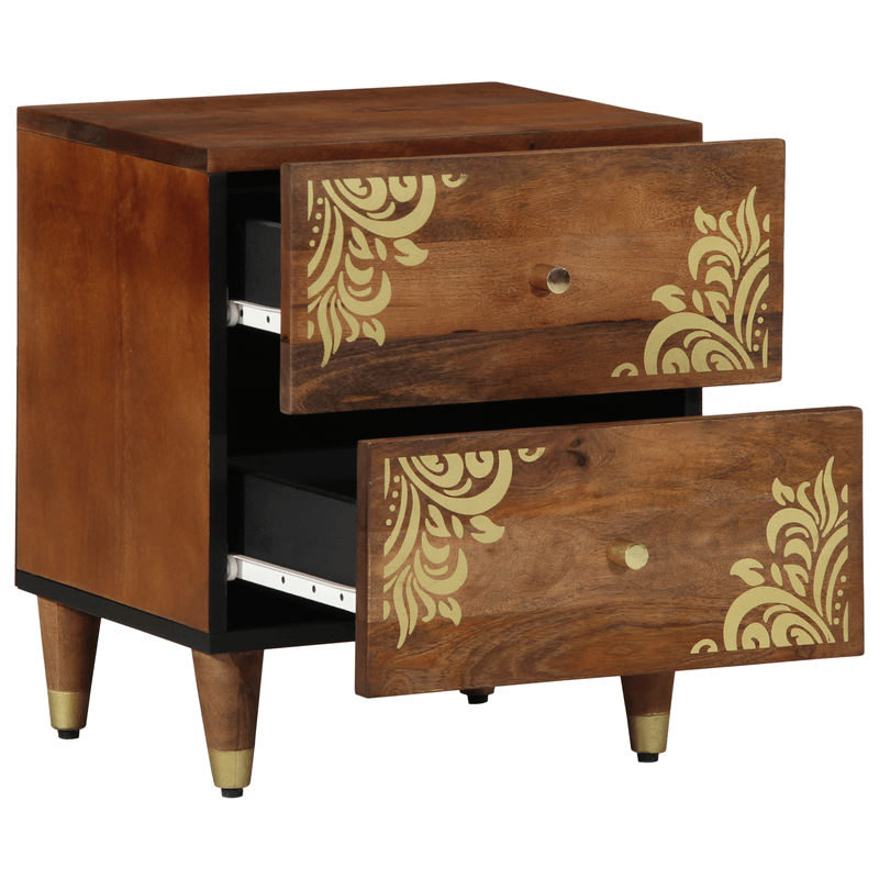Casa si Gradina - Mobilier - Comode si corpuri - Noptiere - Noptiera 40x33x46 cm Lemn masiv de mango - Infinity.ro