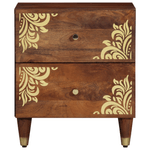 Casa si Gradina - Mobilier - Comode si corpuri - Noptiere - Noptiera 40x33x46 cm Lemn masiv de mango - Infinity.ro