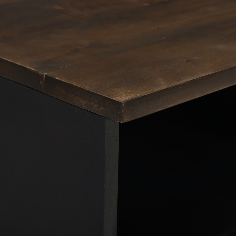 Casa si Gradina - Mobilier - Comode si corpuri - Noptiere - Noptiera 40x33x46 cm Lemn masiv de nuc - Infinity.ro