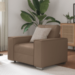 Casa si Gradina - Mobilier - Scaune si fotolii - Fotolii - Fotoliu Sofa  Cappuccino 59 cm Piele Ecologica - Infinity.ro