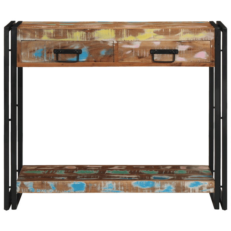 Casa si Gradina - Mobilier - Comode si corpuri - Console - Masa consola, multicolor, lemn masiv reciclat si metal - Infinity.ro