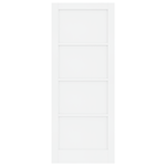 Casa si Gradina - Constructii - Usi interior, exterior si garaj - Usi garaj - Usa Interioara "ORKDAL" Alba 83x211x4 cm din Lemn Masiv de Pin - Infinity.ro