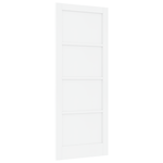 Casa si Gradina - Constructii - Usi interior, exterior si garaj - Usi garaj - Usa Interioara "ORKDAL" Alba 83x211x4 cm din Lemn Masiv de Pin - Infinity.ro