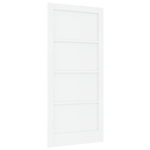 Casa si Gradina - Constructii - Usi interior, exterior si garaj - Usi garaj - usa interioara “ORKDAL” Alb 93x202x4 cm Lemn Solid Pin - Infinity.ro