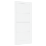 Casa si Gradina - Constructii - Usi interior, exterior si garaj - Usi garaj - usa interioara “ORKDAL” Alb 93x202x4 cm Lemn Solid Pin - Infinity.ro