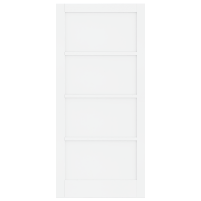 Casa si Gradina - Constructii - Usi interior, exterior si garaj - Usi garaj - usa interioara “ORKDAL” Alb 93x202x4 cm Lemn Solid Pin - Infinity.ro