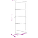 Casa si Gradina - Constructii - Usi interior, exterior si garaj - Usi garaj - usa interioara “ORKDAL” Alb 93x202x4 cm Lemn Solid Pin - Infinity.ro