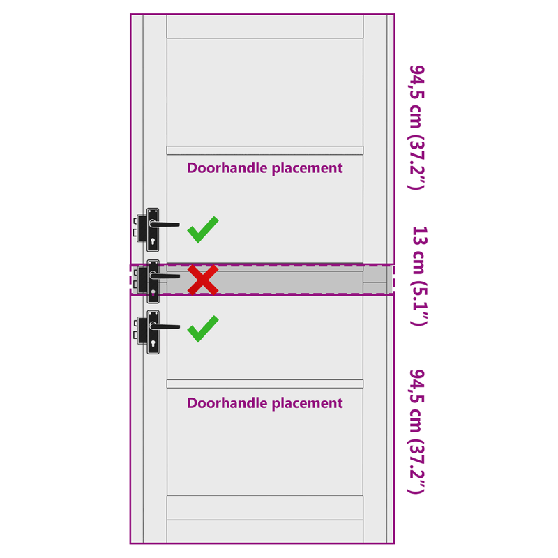 Casa si Gradina - Constructii - Usi interior, exterior si garaj - Usi garaj - usa interioara “ORKDAL” Alb 93x202x4 cm Lemn Solid Pin - Infinity.ro