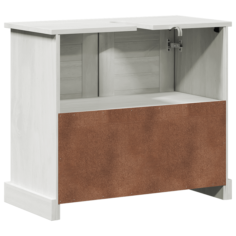 Casa si Gradina - Mobilier - Comode si corpuri - Masute de toaleta - Cabinet de chiuveta "VIGO" cu usi 67.5x34x59 cm Lemn masiv de pin - Infinity.ro
