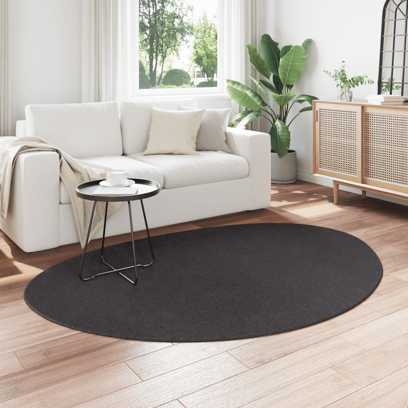 Casa si Gradina - Textile si covoare - Covoare - Covoare casa - Covor "HUARTE" cu fir scurt, moale si lavabil, antracit 140x200 cm - Infinity.ro