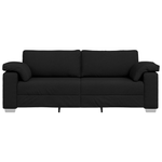 Casa si Gradina - Mobilier - Canapele si coltare - Canapele - Canapea de 3 persoane, negru, 178 cm, textil - Infinity.ro