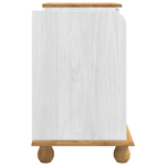 Casa si Gradina - Mobilier - Canapele si coltare - Banchete - Banca de stocare pentru hol ASKIM Alb 100x39x62 cm Lemn masiv Pin - Infinity.ro