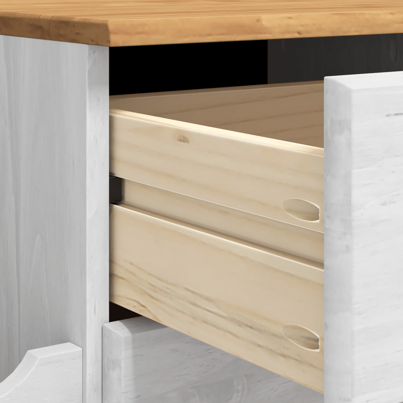 Casa si Gradina - Mobilier - Canapele si coltare - Banchete - Banca de stocare pentru hol ASKIM Alb 100x39x62 cm Lemn masiv Pin - Infinity.ro