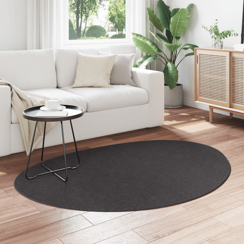 Casa si Gradina - Textile si covoare - Covoare - Covoare casa - Covor "HUARTE" cu fir scurt, moale si lavabil antracit 120x170 cm - Infinity.ro