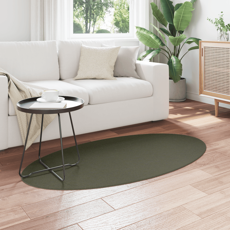 Casa si Gradina - Textile si covoare - Covoare - Covoare casa - Covor "HUARTE" Verde padure 80x150 cm Oval - Infinity.ro