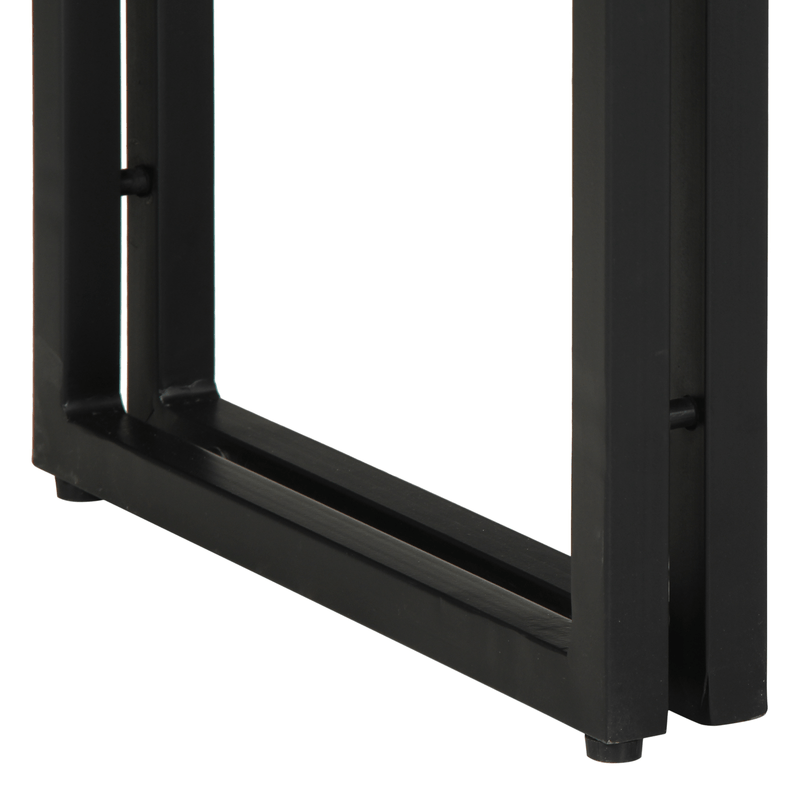 Casa si Gradina - Mobilier - Mese si birouri - Mese living - Mese laterale  Multicolor 90x33x75 cm Lemn masiv recuperat si metal - Infinity.ro