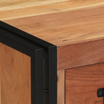 Casa si Gradina - Mobilier - Mese si birouri - Mese living - Noptiera, 40x35x50 cm, lemn masiv acacia - Infinity.ro