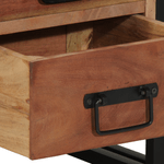 Casa si Gradina - Mobilier - Mese si birouri - Mese living - Noptiera, 40x35x50 cm, lemn masiv acacia - Infinity.ro