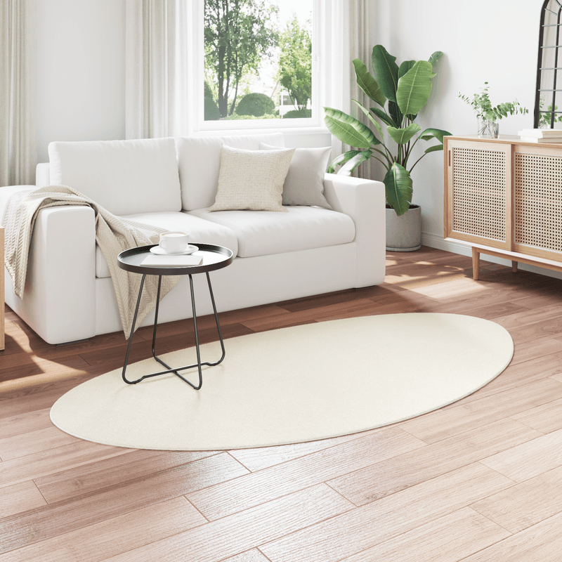 Casa si Gradina - Textile si covoare - Covoare - Covoare casa - Covor "HUARTE" cu fir scurt, moale si lavabil, crem 80x150 cm - Infinity.ro