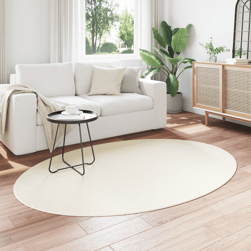 Casa si Gradina - Textile si covoare - Covoare - Covoare casa - Covor "HUARTE" Crem 140x200 cm Oval - Infinity.ro