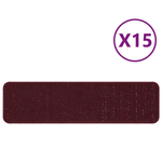 Casa si Gradina - Textile si covoare - Covoare - Covoare casa - Covorase de scari, spate din latex, bordo, 25x75 cm - Infinity.ro