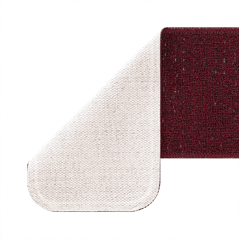 Casa si Gradina - Textile si covoare - Covoare - Covoare casa - Covorase de scari, spate din latex, bordo, 25x75 cm - Infinity.ro