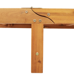 Casa si Gradina - Gradina si terasa - Mobilier exterior - Scaune si sezlonguri gradina - Sezlong pliabil cu roti si perne rosii din lemn masiv de acacia - Infinity.ro