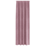 Casa si Gradina - Textile si covoare - Perdele si draperii - Draperii - Draperii opace cu banda superioara, 2 buc., roz inchis, catifea - Infinity.ro