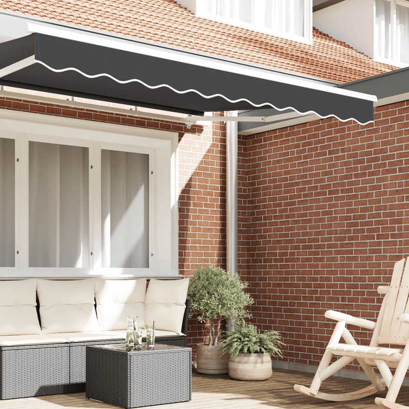 Casa si Gradina - Gradina si terasa - Umbrele si pavilioane - Pavilioane - Valanta de Markiza pentru Cadru de 2.5 m Antracit 2.3x0.2 m - Infinity.ro