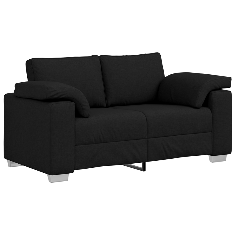Casa si Gradina - Mobilier - Canapele si coltare - Canapele - Canapea dubla, negru, 120 cm, textil - Infinity.ro