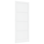 Casa si Gradina - Constructii - Usi interior, exterior si garaj - Usi garaj - Usa Interioara 'ORKDAL'Alba 93x232x4 cm Din Lemn Masiv de Pin - Infinity.ro